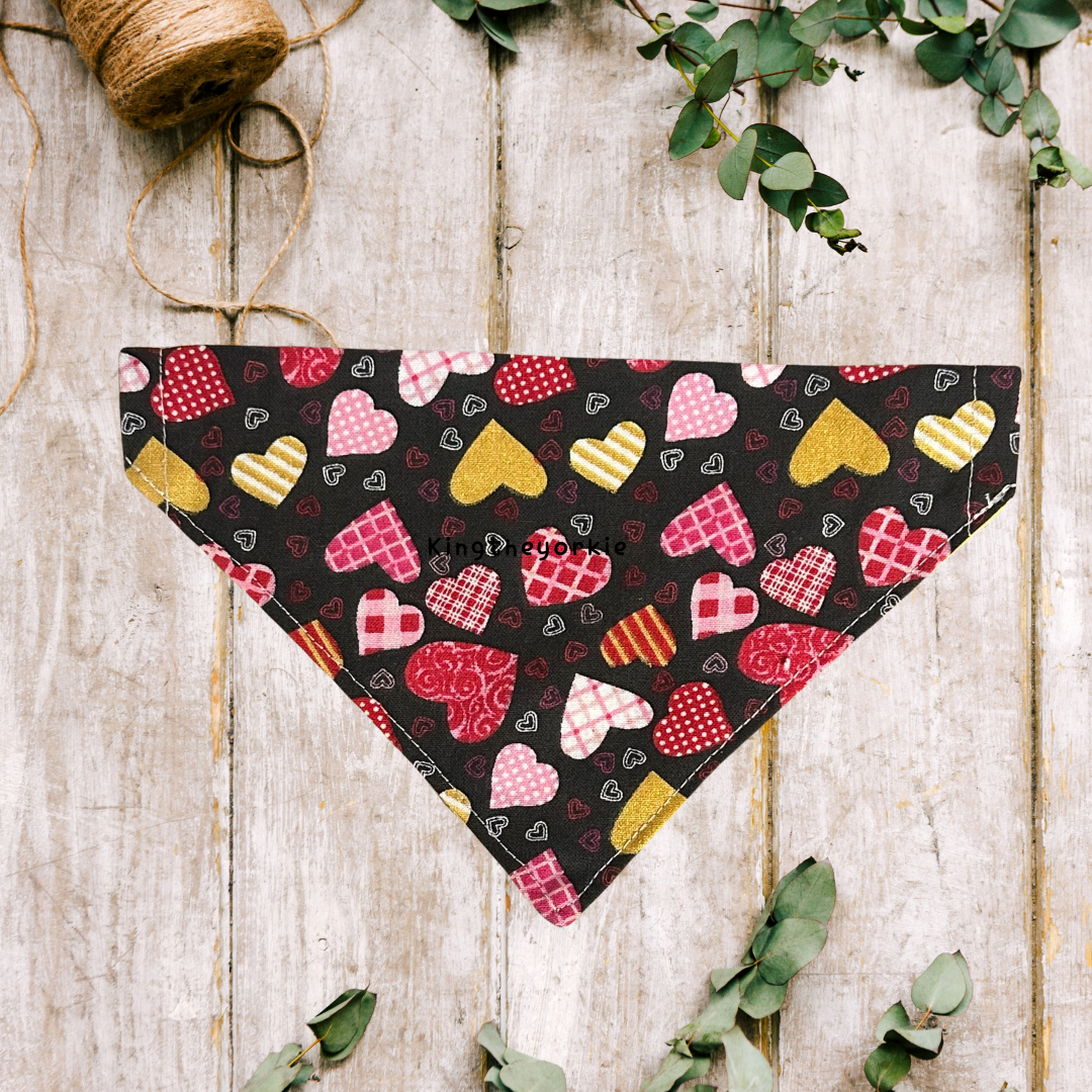 Hearts Pet Bandanna